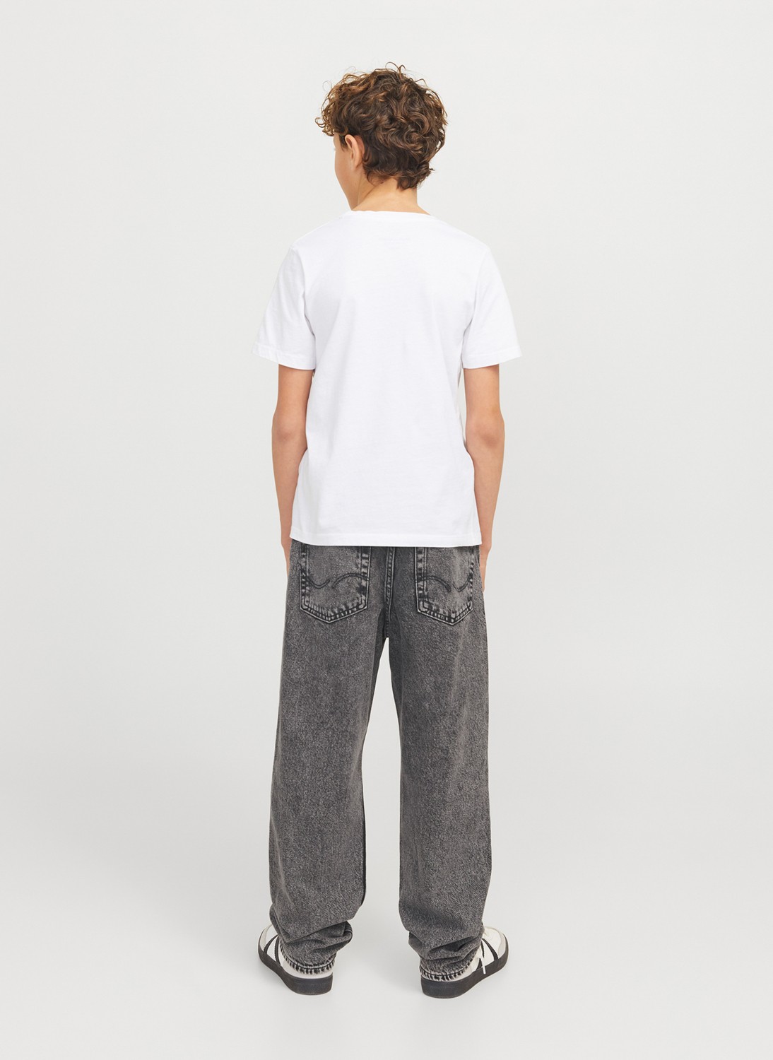 Jack & Jones Normal Bel Gri Erkek Çocuk Denim Pantolon 12279858 görsel 3