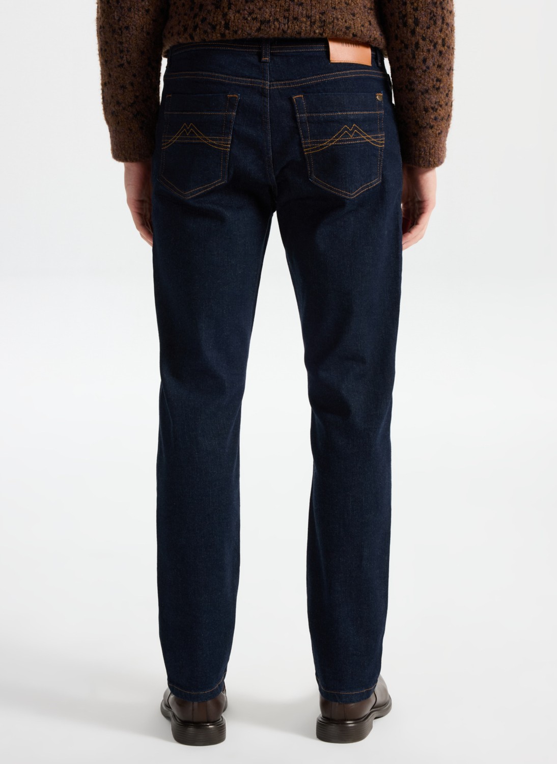 Mustang Normal Bel Straight Lacivert Erkek Denim Pantolon Washıngton Straıght-02 görsel 5