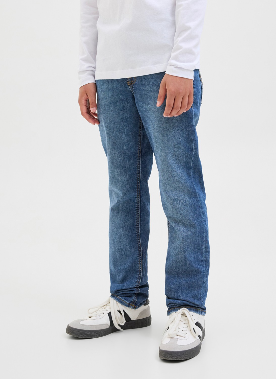 Jack & Jones Normal Bel Mavi Erkek Çocuk Denim Pantolon 12284345