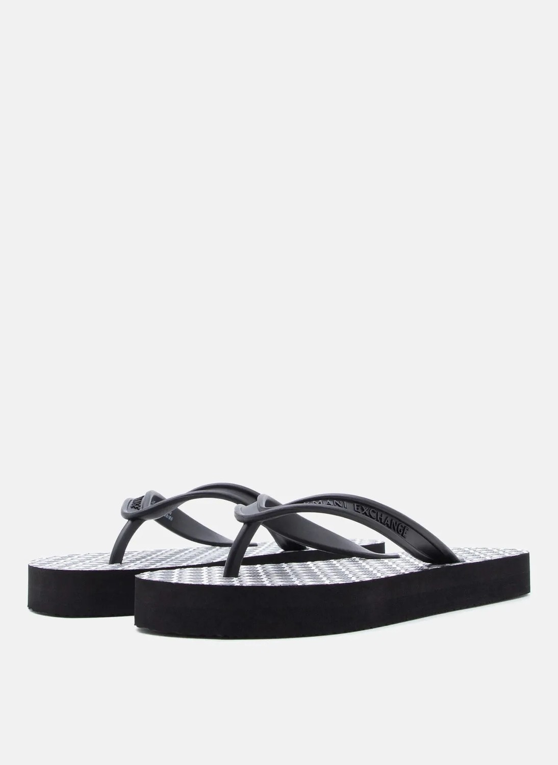 Armani Exchange Siyah Kadın Plaj Terliği XDQ010 görsel 2