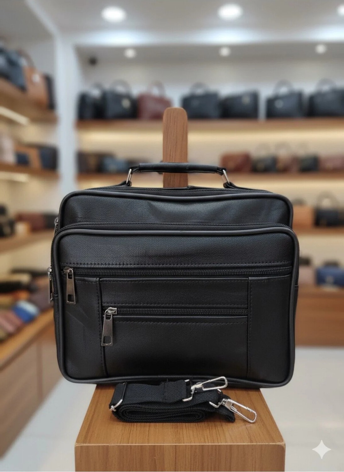 Newish Polo Deri Postacı El Çantası Büyük Boy Yan Kasasız Model Şık Görünüm ve Kullanışlılık görsel 2