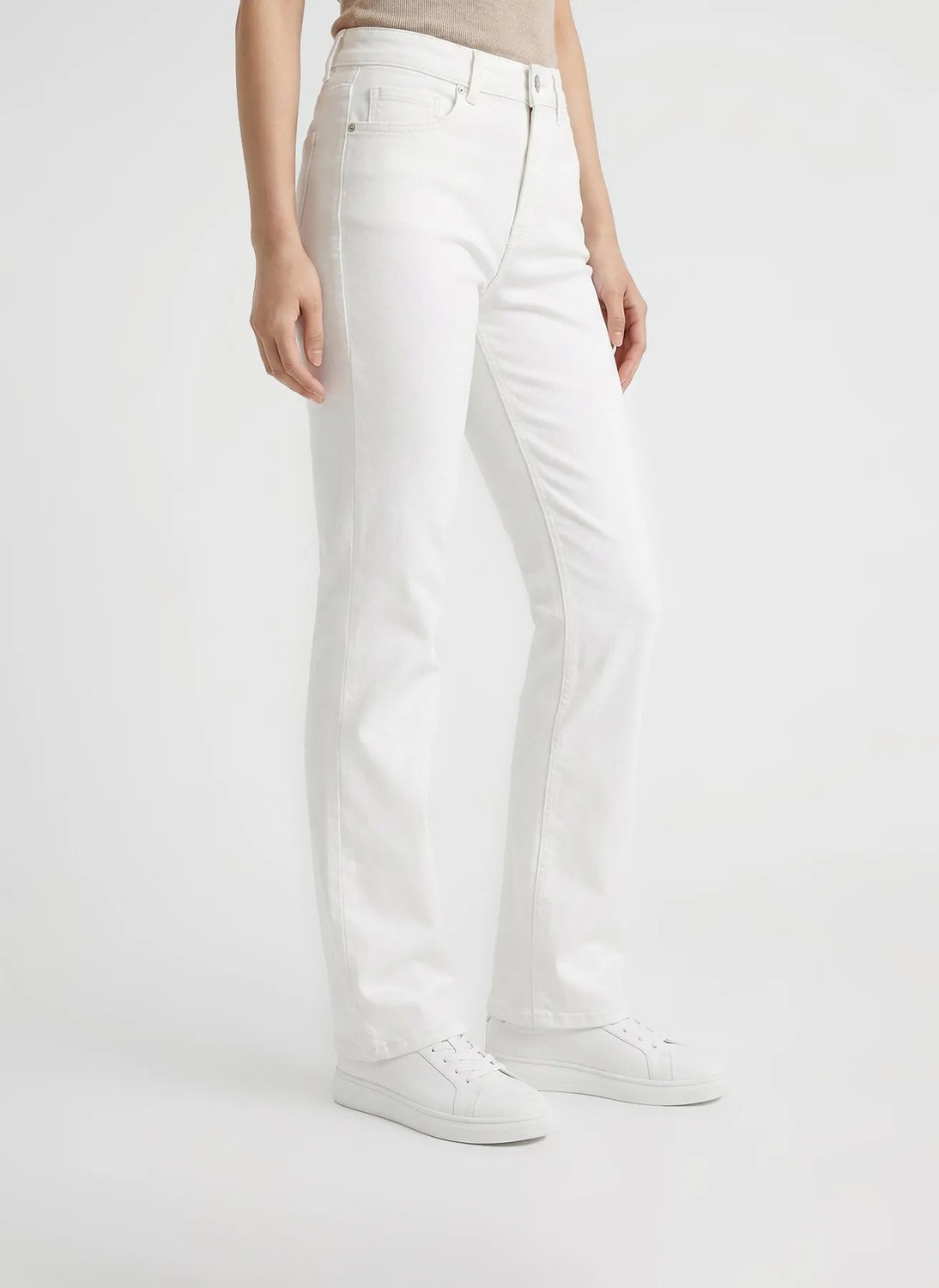 Limon Beyaz Kadın Denim Pantolon L6SL-PNT9057 görsel 2