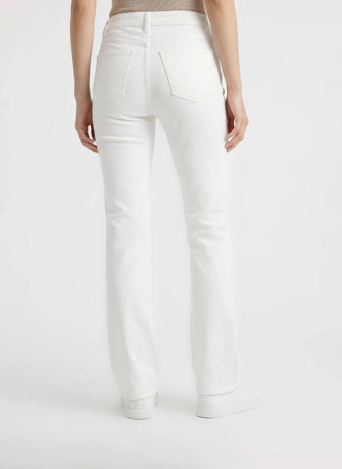 Limon Beyaz Kadın Denim Pantolon L6SL-PNT9057 görsel 5