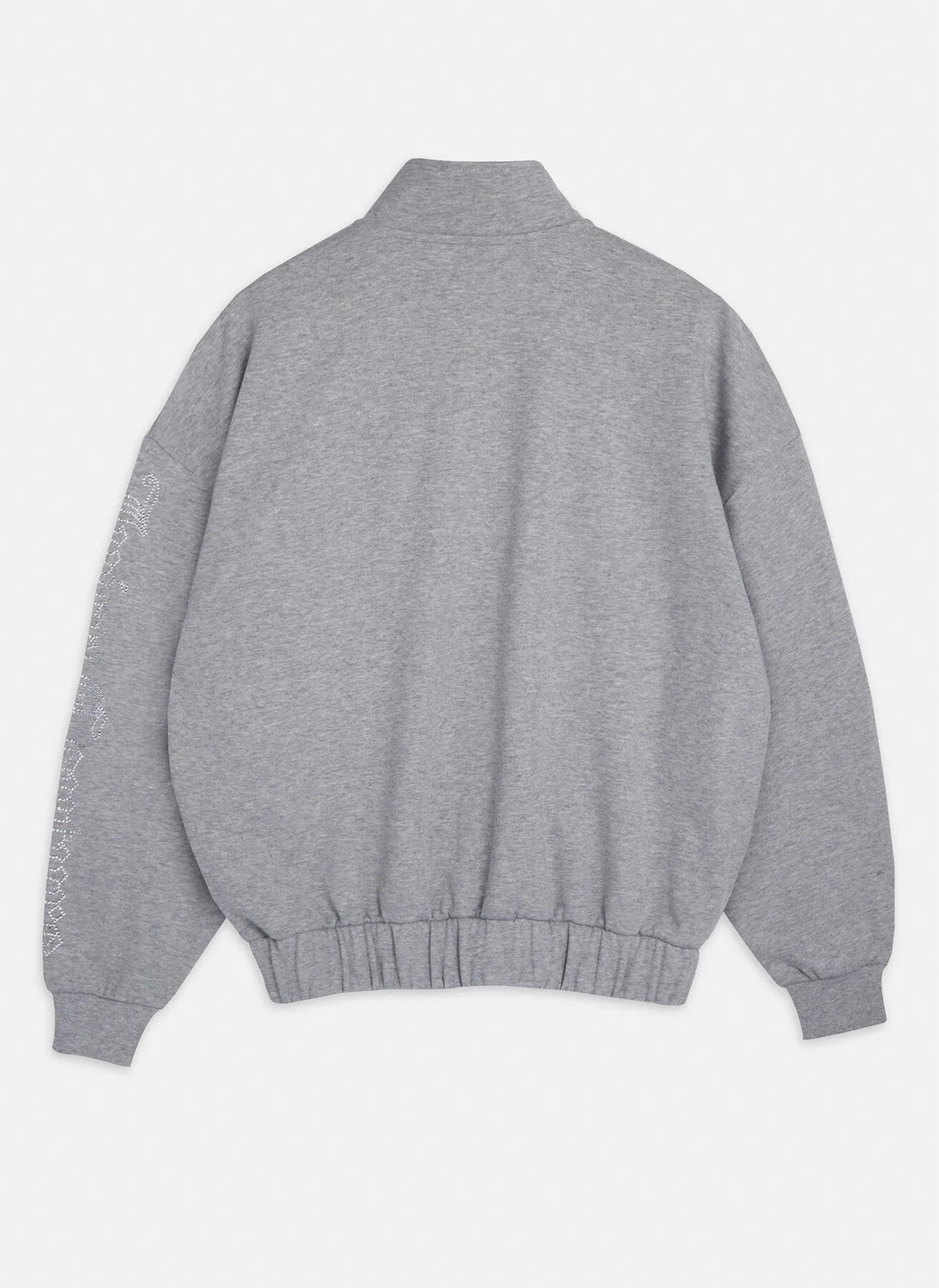 Juicy Couture Gri Kadın Geniş Fit Yazı Baskılı Eşofman Üstü VIJH70711WJZJ32 görsel 7