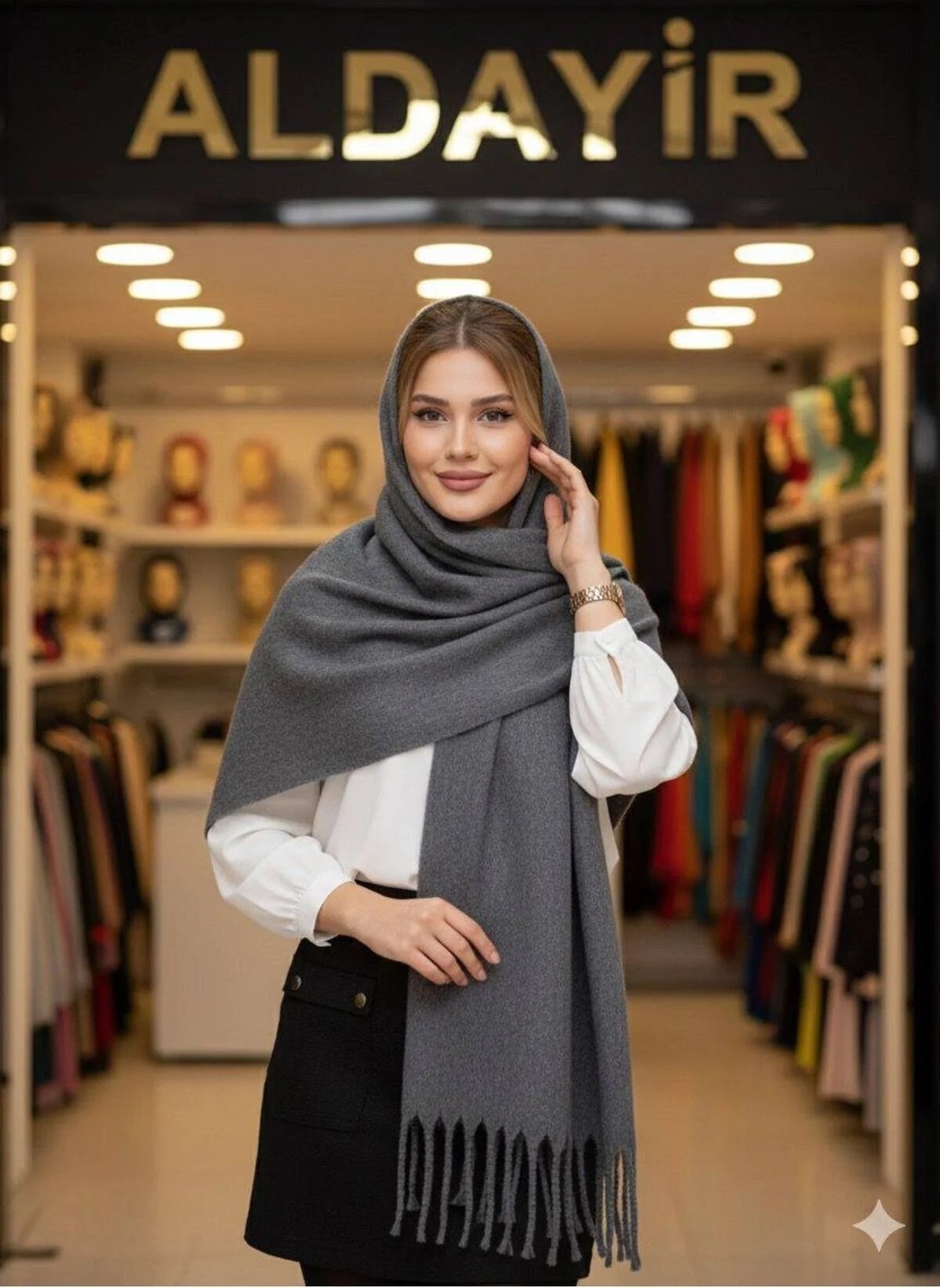 ALDAIYR Puffy Chic Premium Soft Buklet Atkı görsel 7