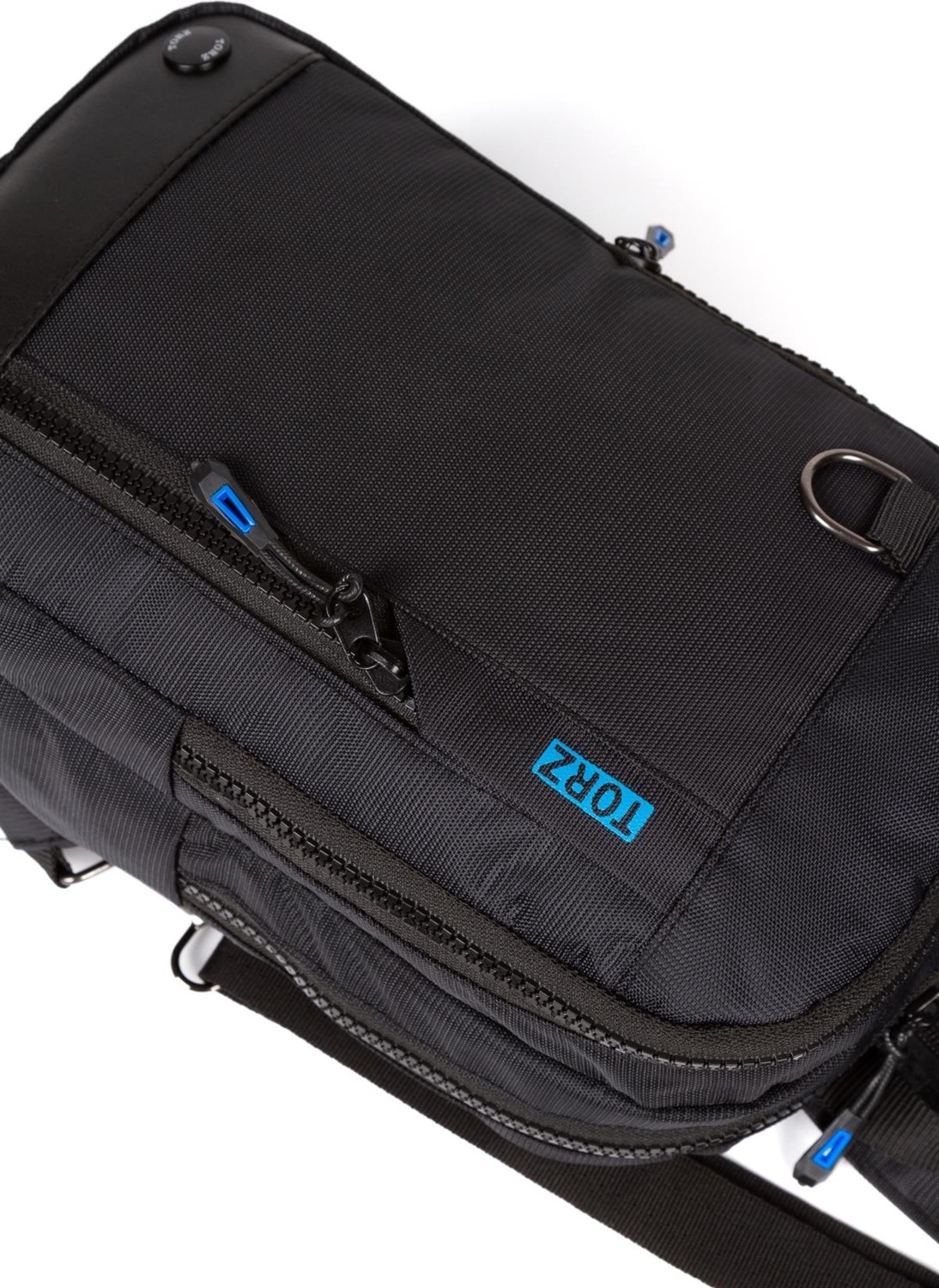 Torz Erkek Çapraz Göğüs ve Sırt Çantası Bodybag Fonksiyonel Su Geçirmez Kumaş Tablet Omuz Çanta görsel 5
