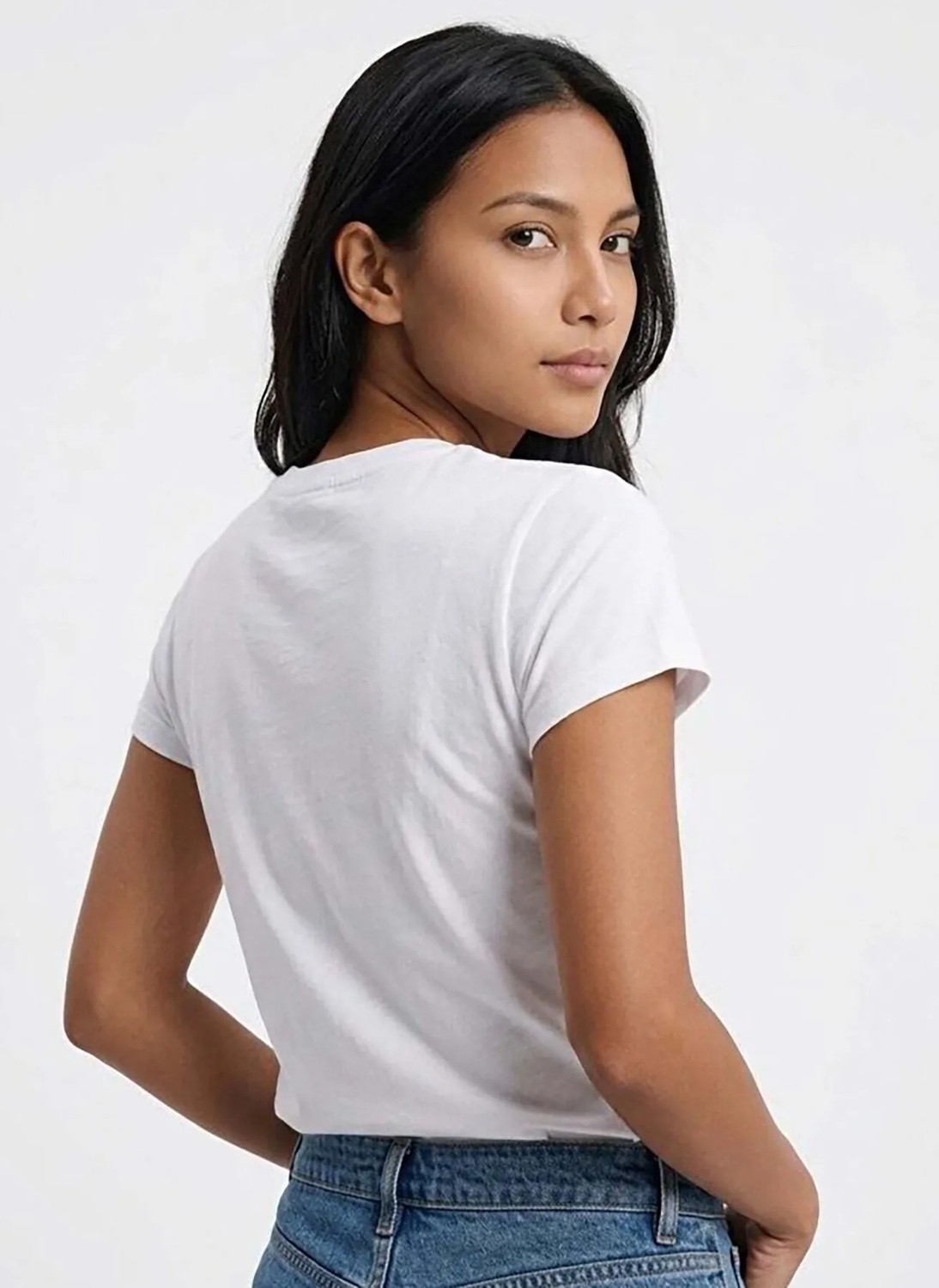 Lee Cooper Beyaz Kadın Baskılı T-Shirt 262 Lcf 242027 Nına 1 Beyaz görsel 2