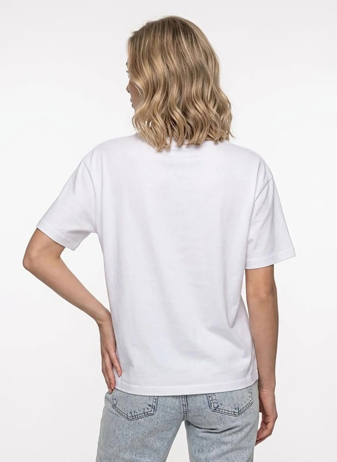 Lee Cooper Beyaz Kadın Baskılı T-Shirt 262 Lcf 242018 New Beyaz görsel 3