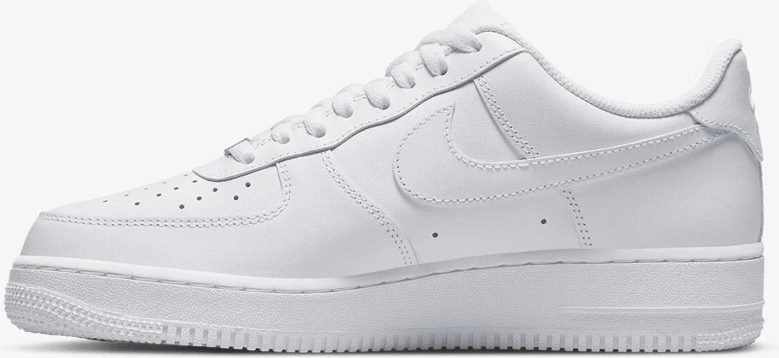 Speed Sneakers Air Force 1 '07 Beyaz Kadın Erkek Günlük Spor Ayakkabı görsel 4
