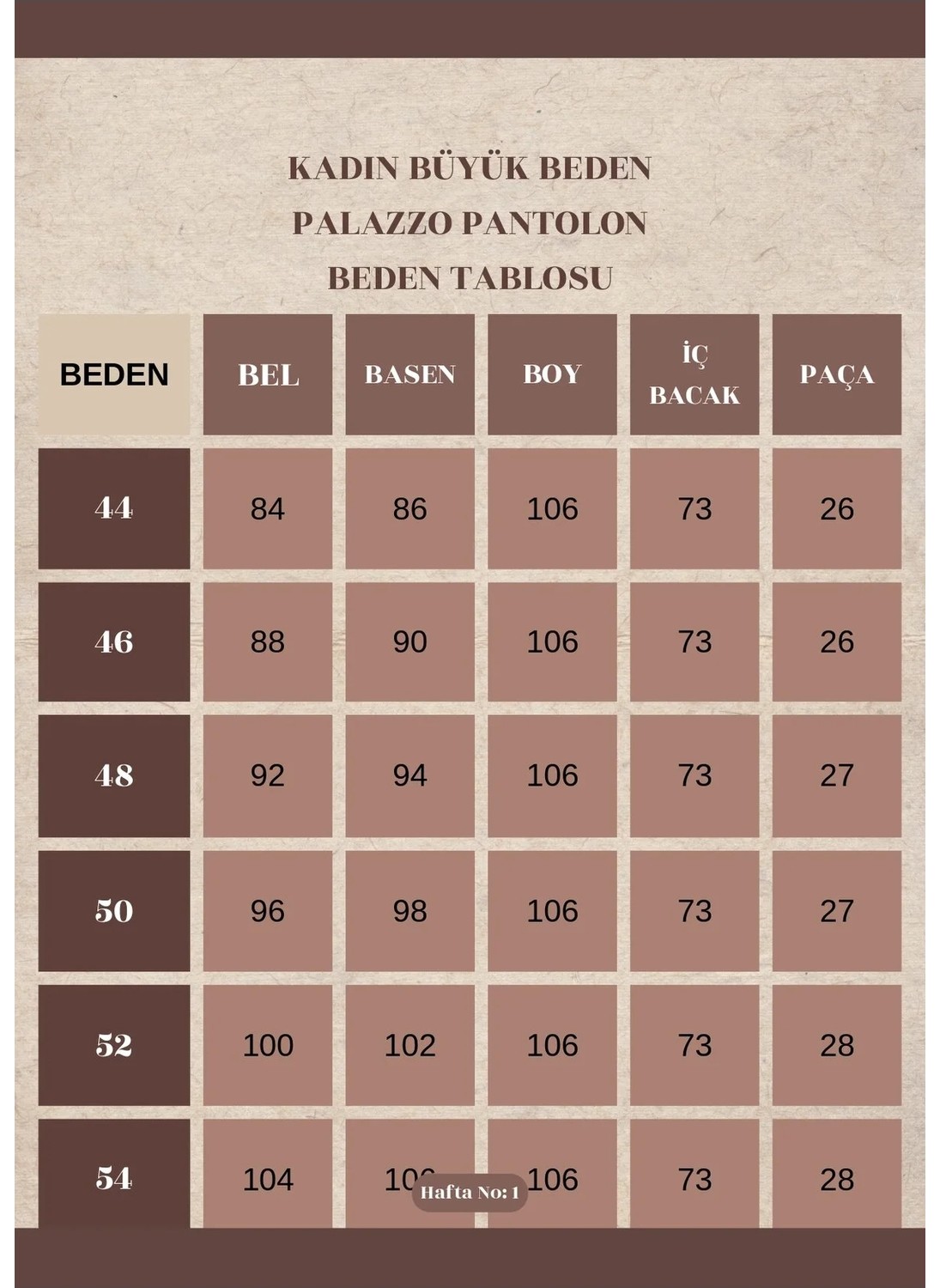 BETES Kadın Büyük Battal Beden Krep Kumaş Beli Lastikli Cepli Likralı Bol Paça Pantolon görsel 6