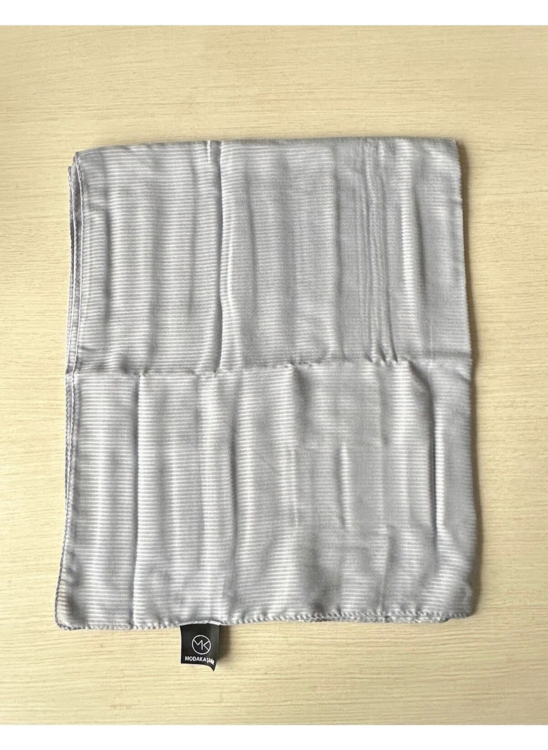 Modakaşmir Moda Kaşmir Misto Çizgili Pamuklu Şal görsel 5