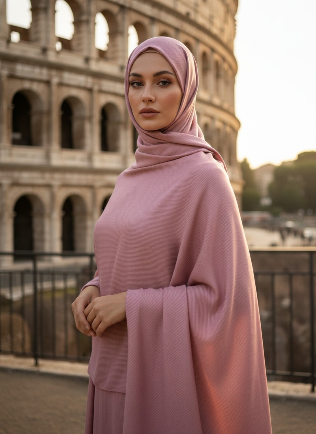 Modakaşmir Moda Kaşmir Misto Çizgili Pamuklu Şal