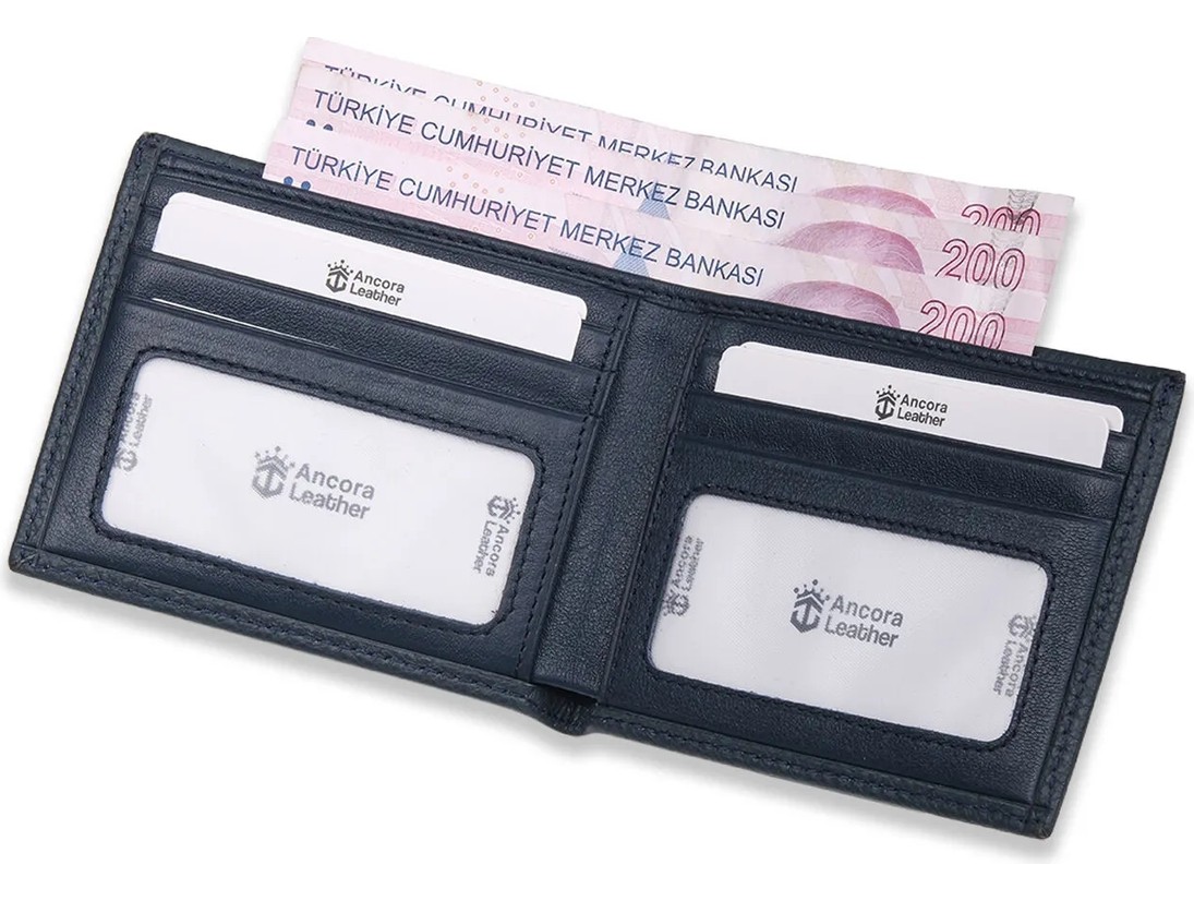 Ancora Leather Hakiki Deri Erkek CÜZDAN-26502 görsel 7