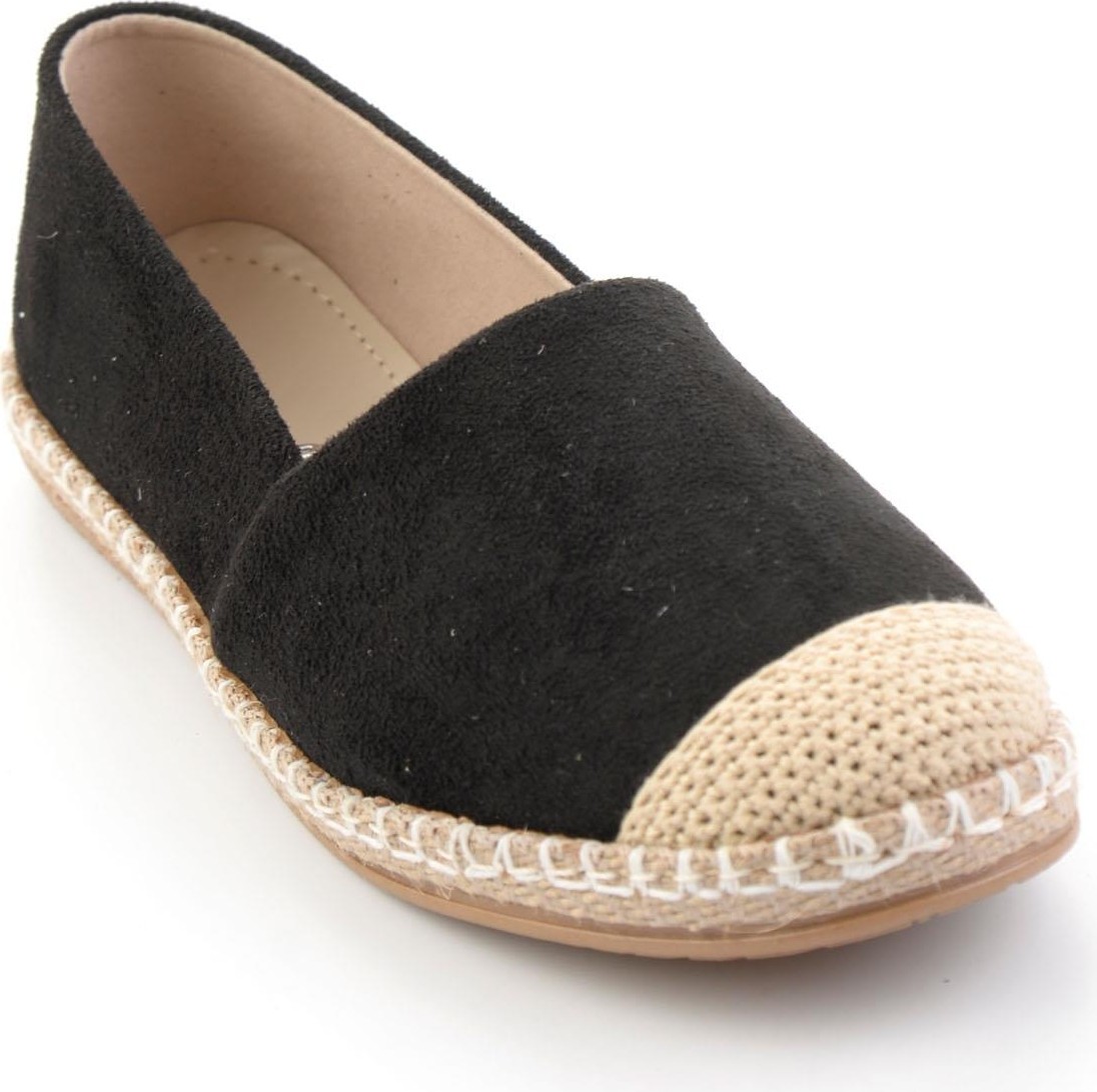 Bambi Siyah Kadın Espadril K01125010271 görsel 6