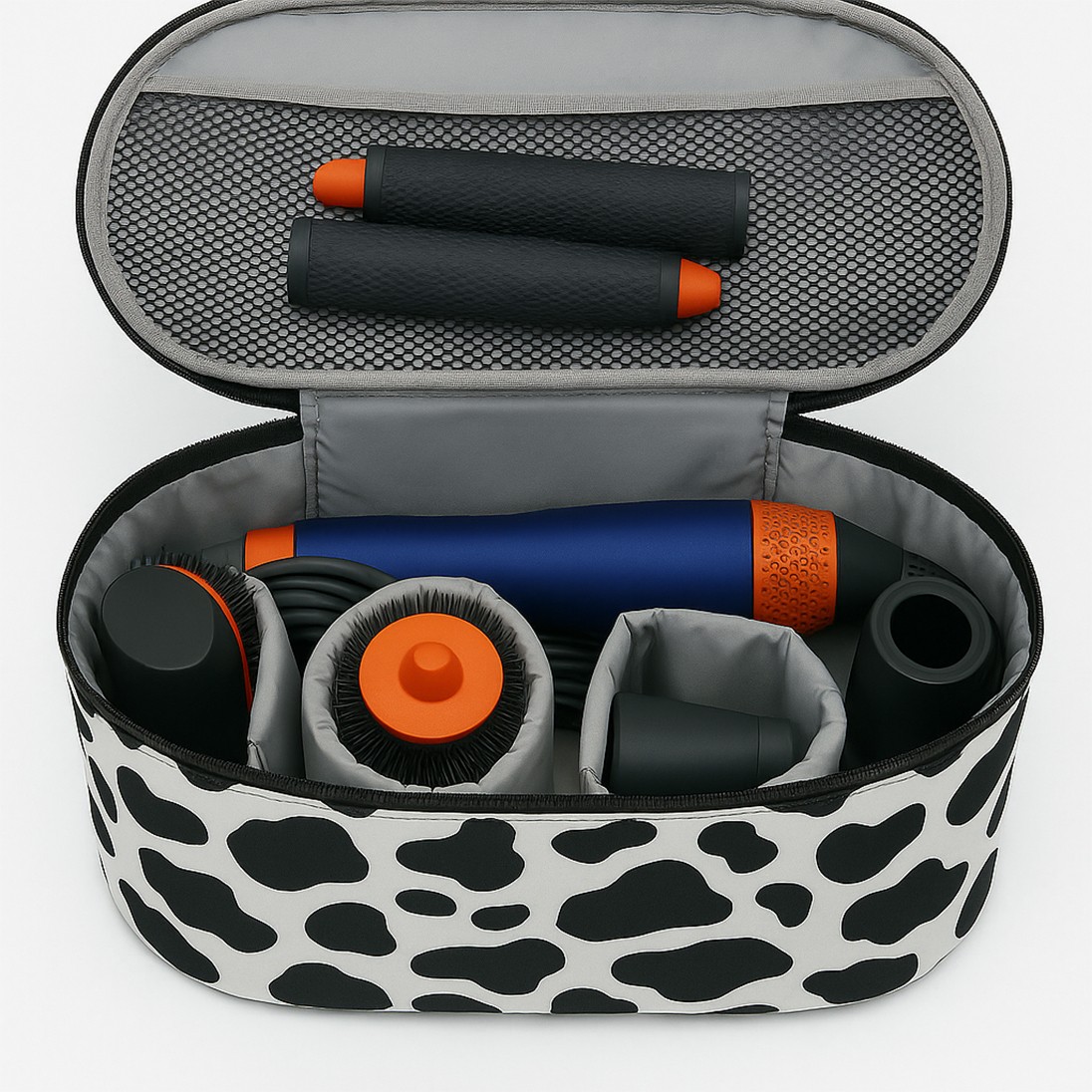Dys Case DysCase, Dys Airwrap Çantası ve Tüm Saç Şekillendiriciler Için Özel Bölmeli Extra Koruyuculu Çanta Seyahat görsel 8