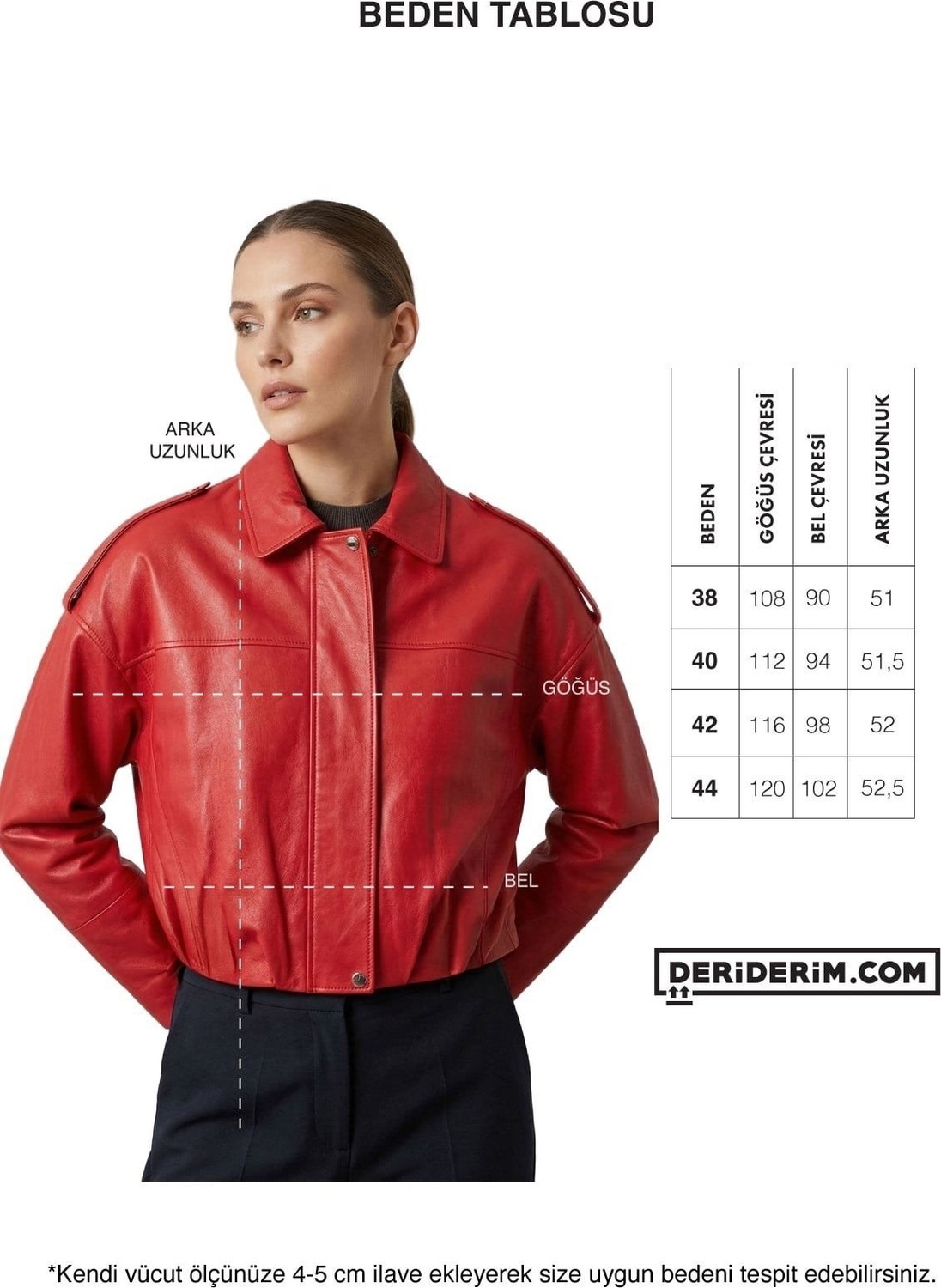 Deriderim Siyah Hakiki Deri Oversize Crop Kemerli Omuz Apolet Detaylı Kadın Ceket görsel 7