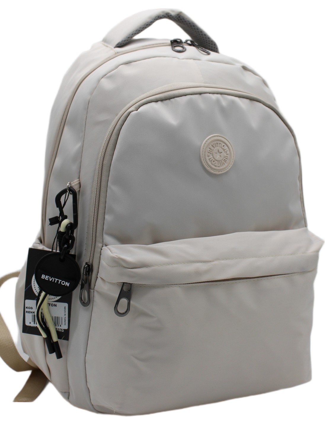 Bevitton Su Geçirmez Kumaş Moden Okul Çantası Vizon Unisex Okul Sırt Çantası 2200 görsel 2