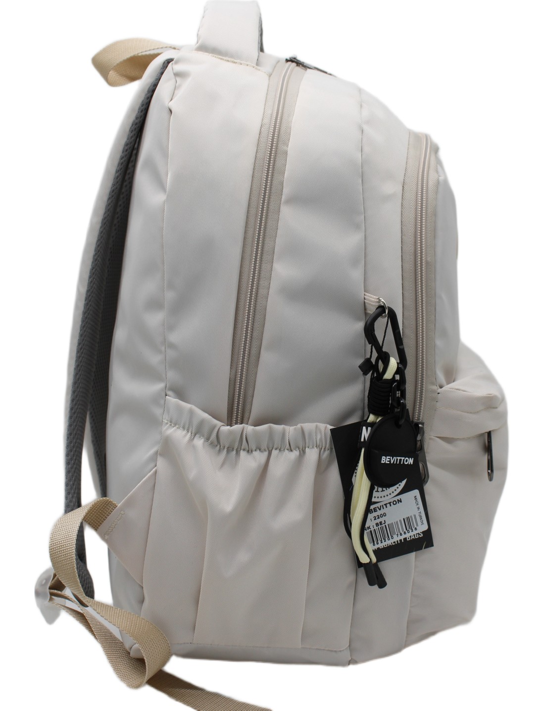 Bevitton Su Geçirmez Kumaş Moden Okul Çantası Vizon Unisex Okul Sırt Çantası 2200 görsel 5