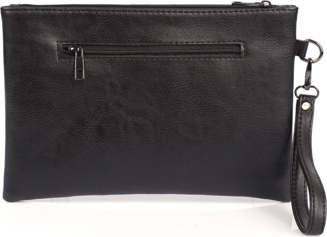 Capone Outfitters Saten Labirent Desenli Paris Kadın Clutch Çanta görsel 7