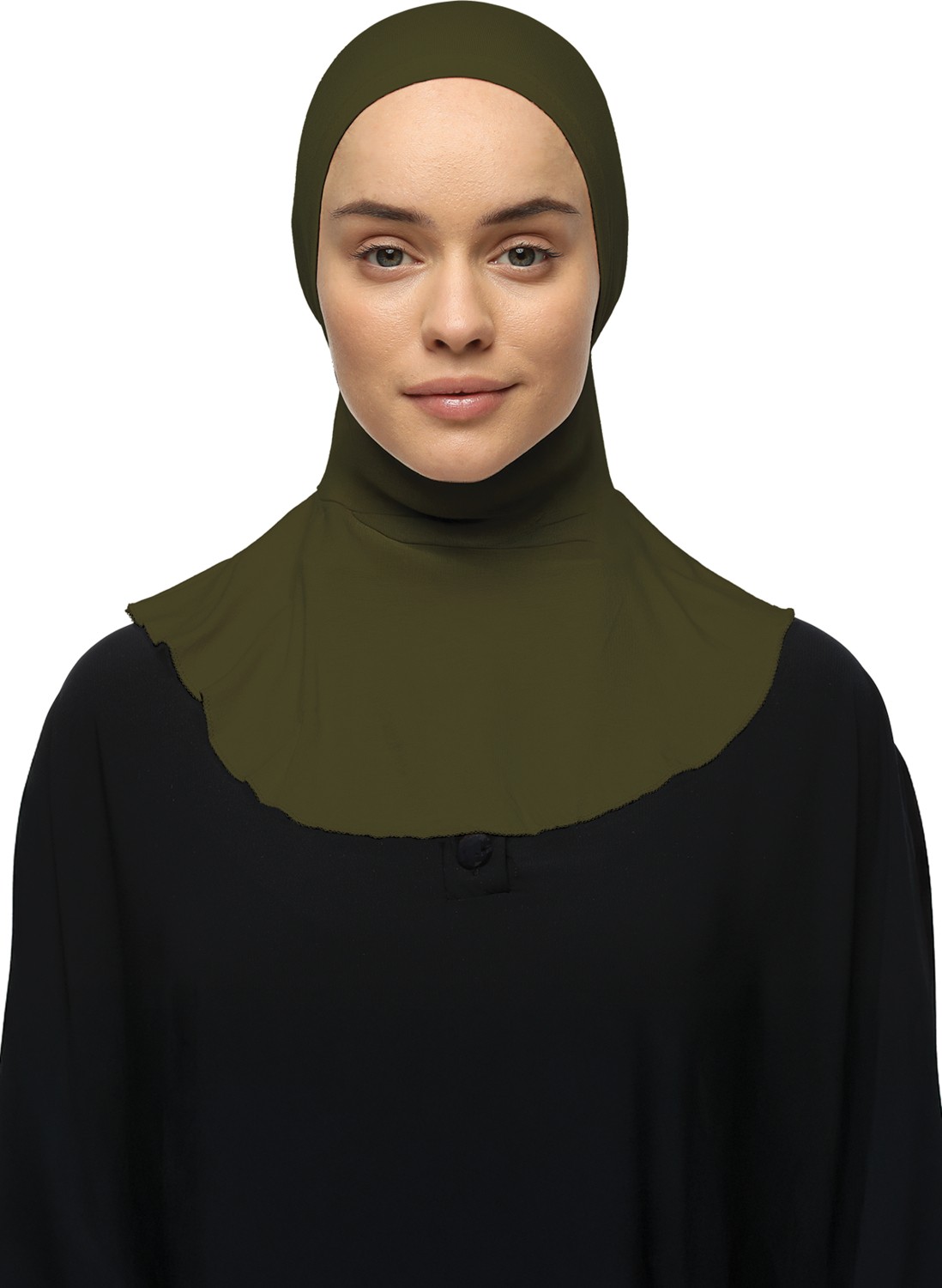 Altobeh Kadın Tesettür Pratik Boyunluklu Hijab - Sporcu Bone - Pudra