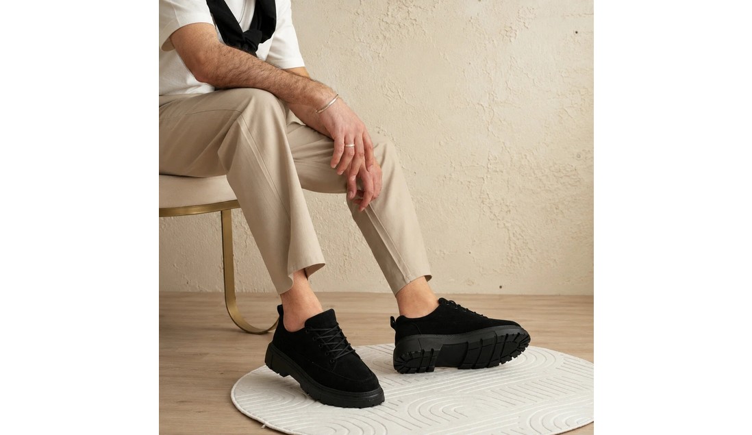 Beskar Taba Süet Erkek Ayakkabı - Premium Smart Casual Rahat Günlük Sneaker Kb 702 görsel 3