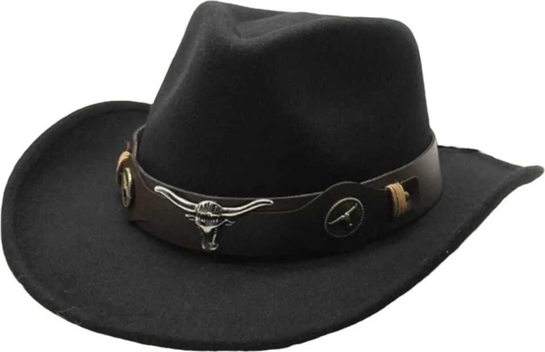 Tezzgelsin Kovboy Fötr Şapka Kovboy Şapkası Kovboy Şapka