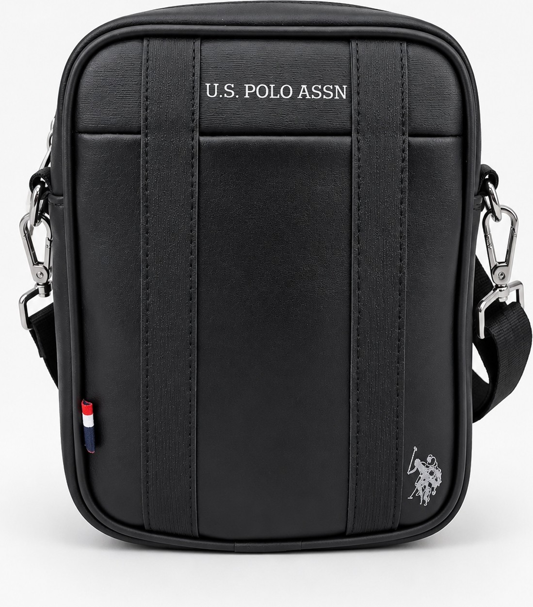U.S. Polo Assn. Çapraz Askılı Erkek Postacı Çantası Siyah 26049