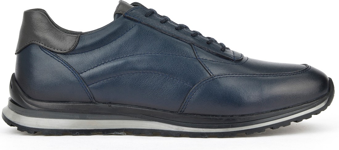 Ziya Erkek Deri Sneaker 1231002 415 Siyah görsel 6