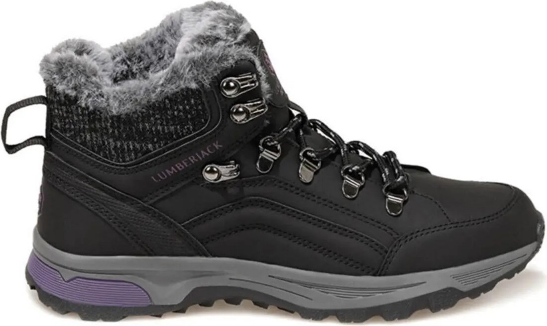 Lumberjack Debora Siyah Içi Yünlü Kışlık Kadın Outdoor Ayakkabı