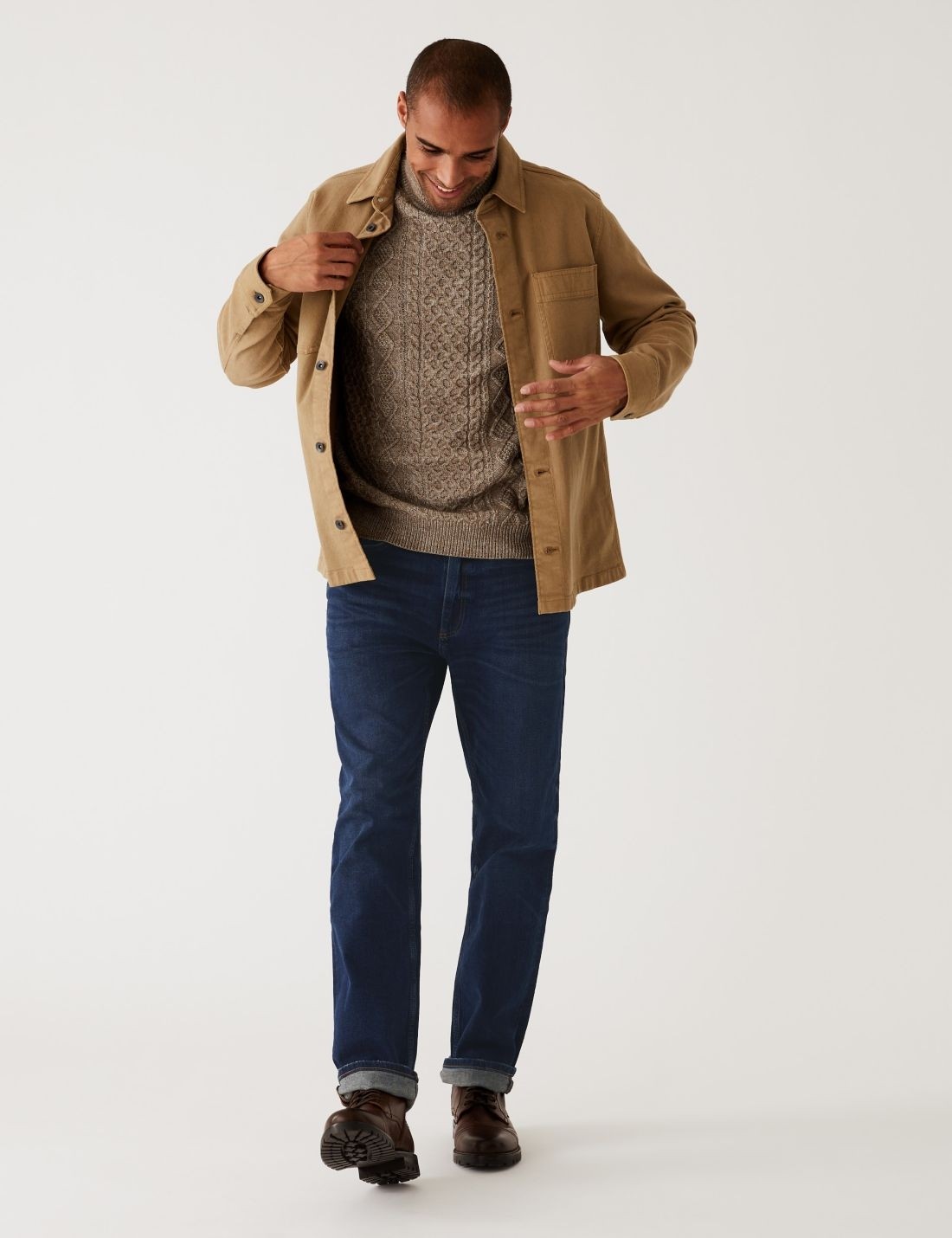 Marks & Spencer Straight Fit Jean Pantolon