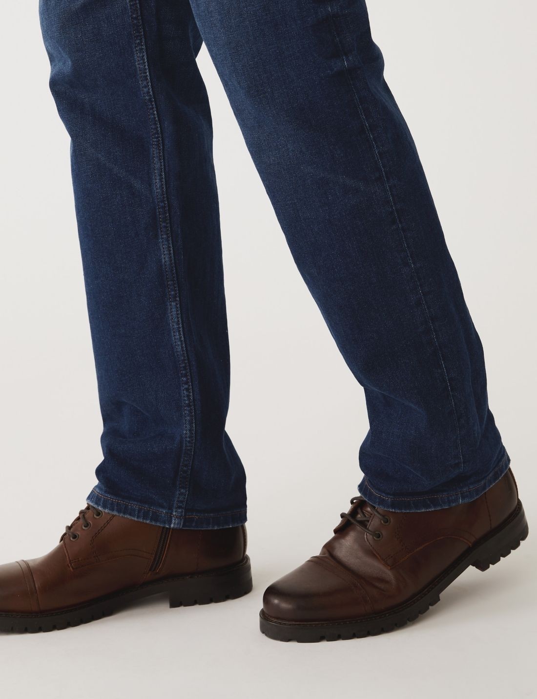 Marks & Spencer Straight Fit Jean Pantolon görsel 4