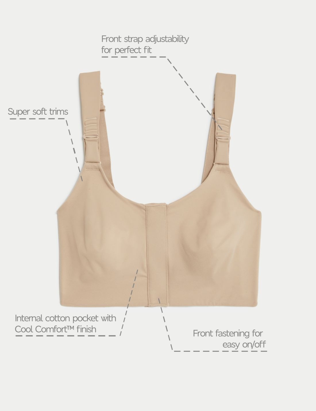 Marks & Spencer Body Soft: Pamuklu Ameliyat Sonrası Sütyeni görsel 7