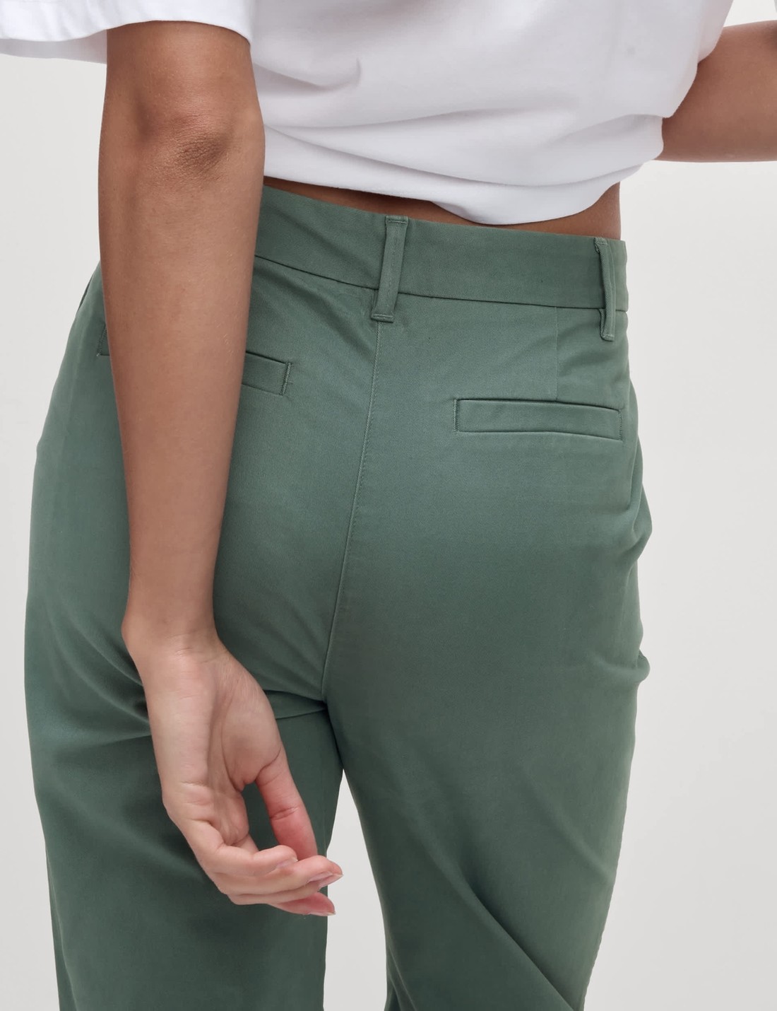 Marks & Spencer Yüksek Bel Chino Pantolon görsel 7