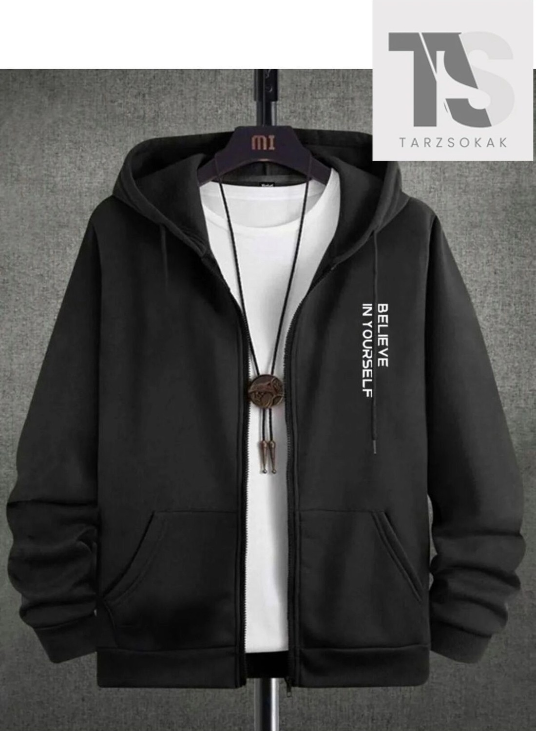 Tarzsokak Believe Yourself Sweatshirt Fermuarlı Hırka