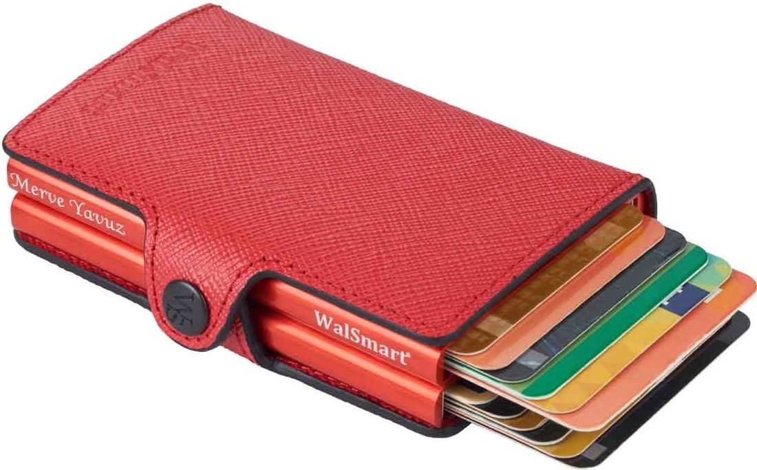Walsmart Twin Safiano Akıllı Çift Mekanizmalı Cüzdan görsel 4