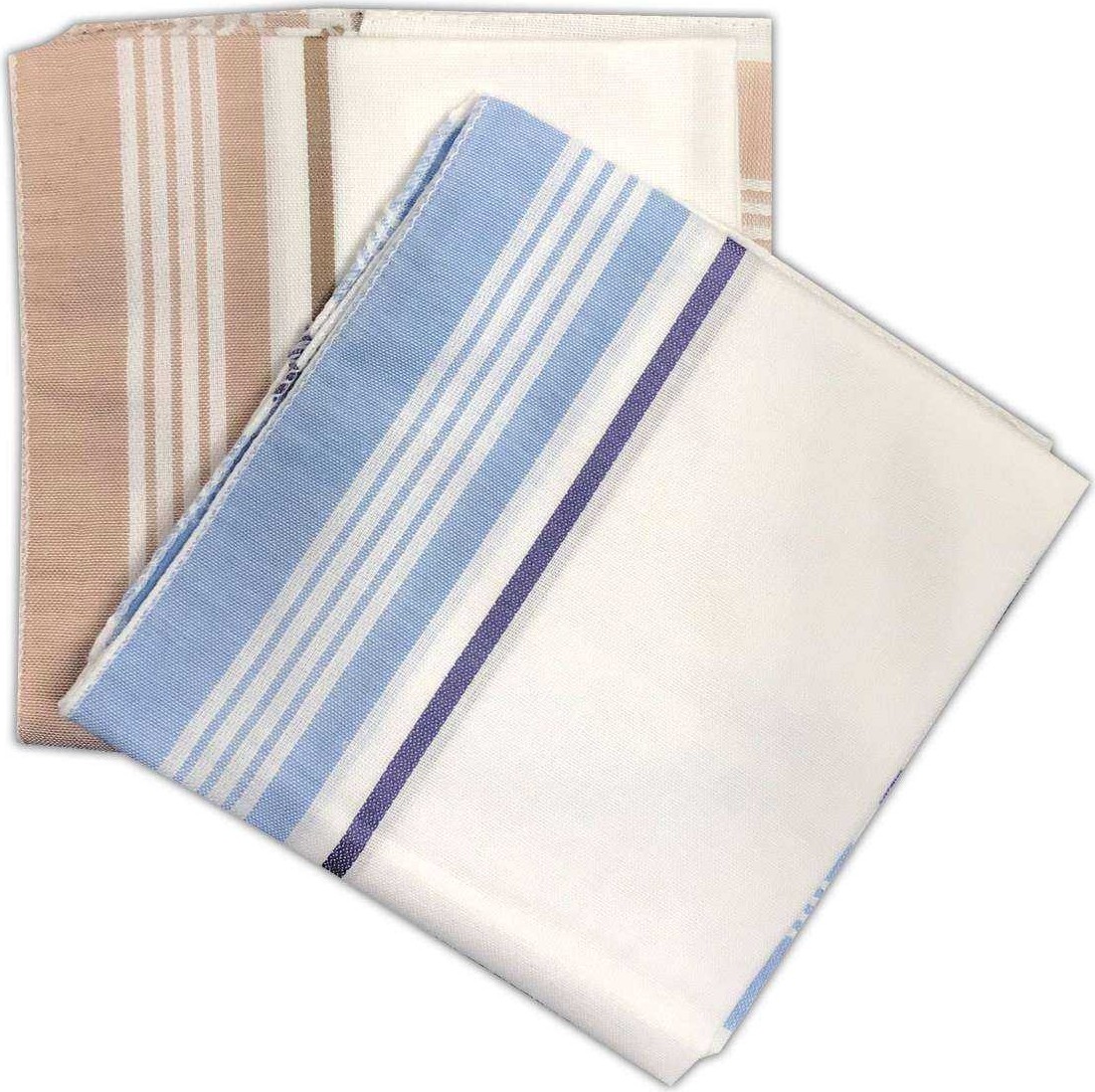 Toyigoo 12 Adet Pamuklu Lüx Erkek Mendili 40X40 cm TYG-84037RS görsel 3