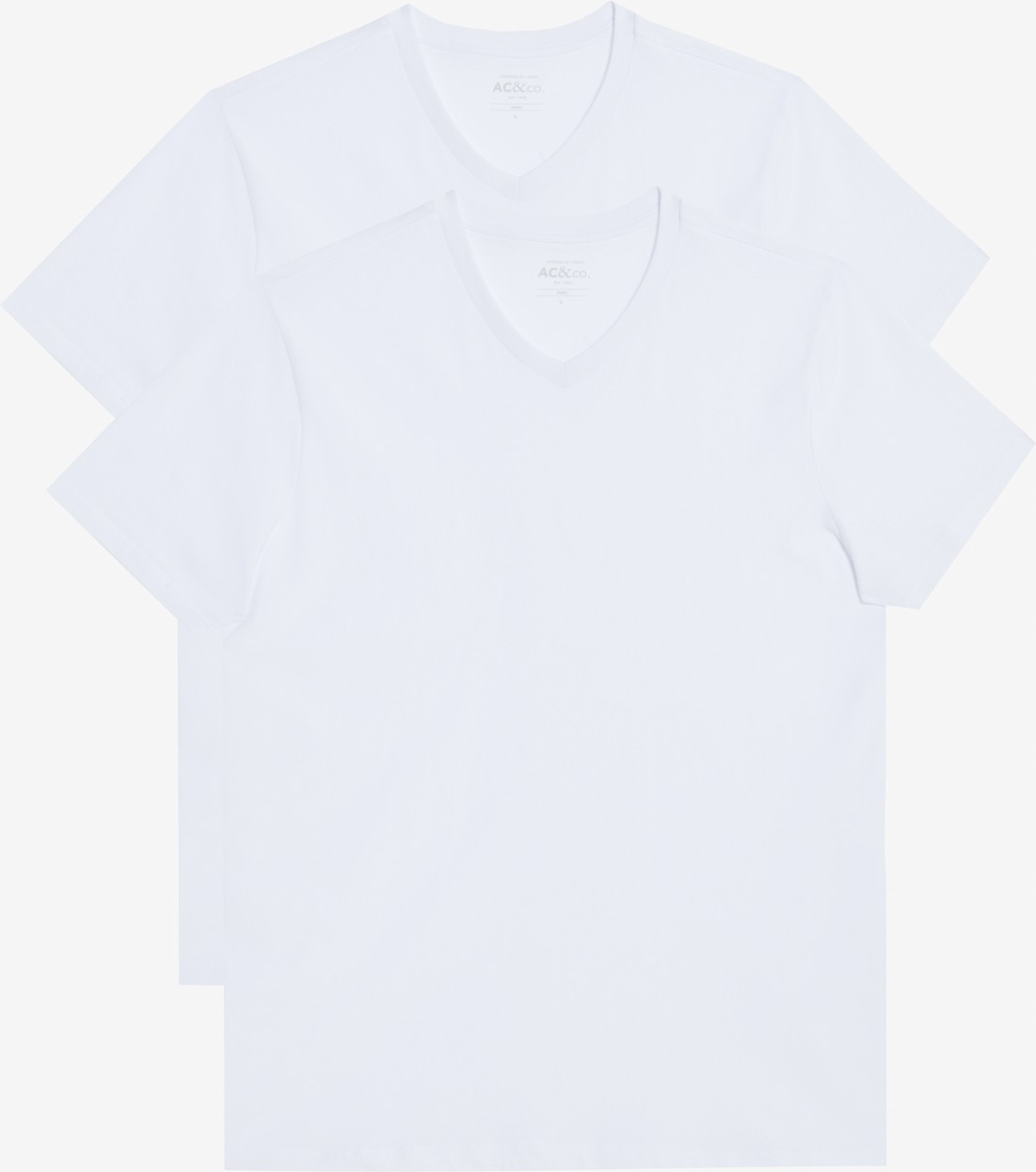 Altınyıldız Classics 2'li Slim Fit Dar Kesim V Yaka %100 Pamuk T-Shirt görsel 7