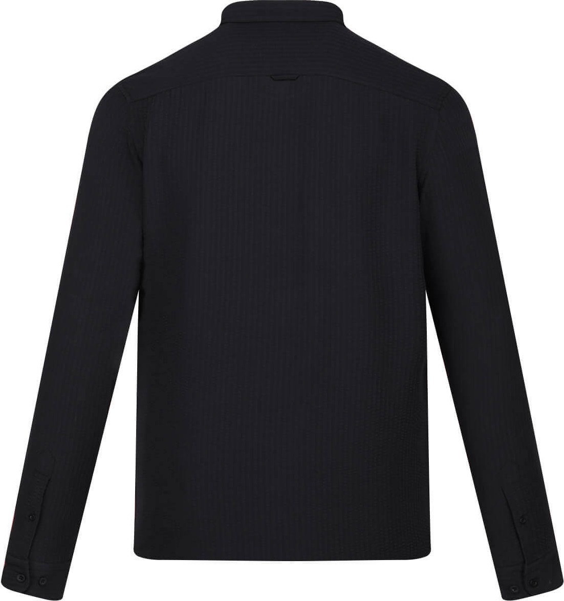 Hatemoğlu Siyah Comfort Fit Düğmeli Yaka Uzun Kollu Casual Gömlek görsel 3