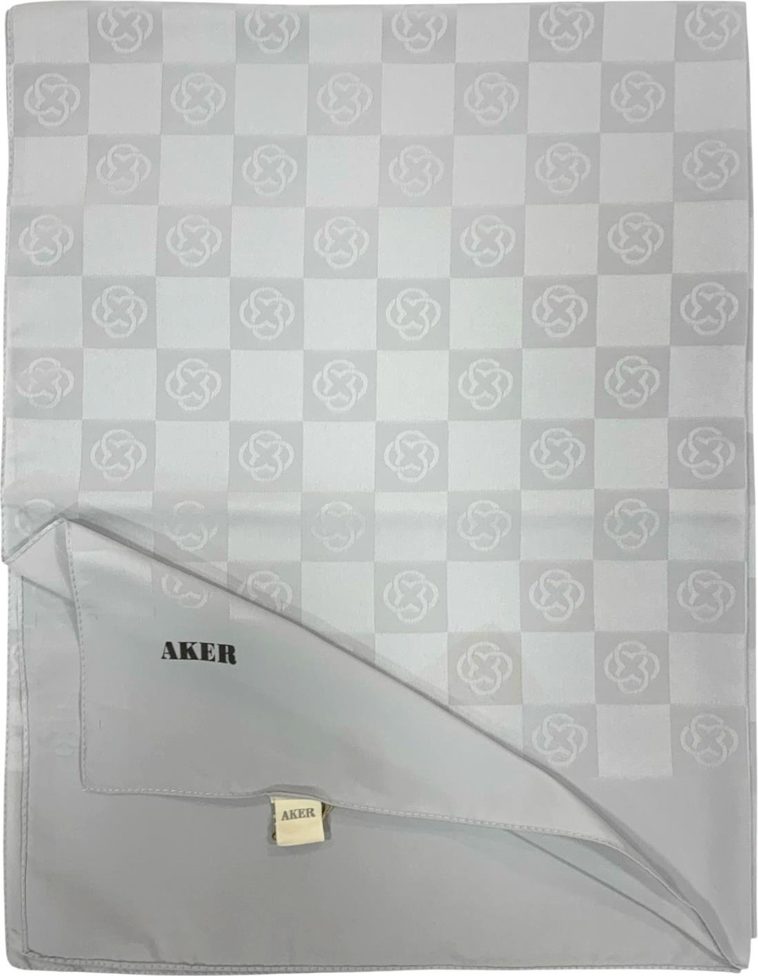 Aker Monogram Şal - Yeni Dama Desenli - Sütlü Kahve 981 görsel 4