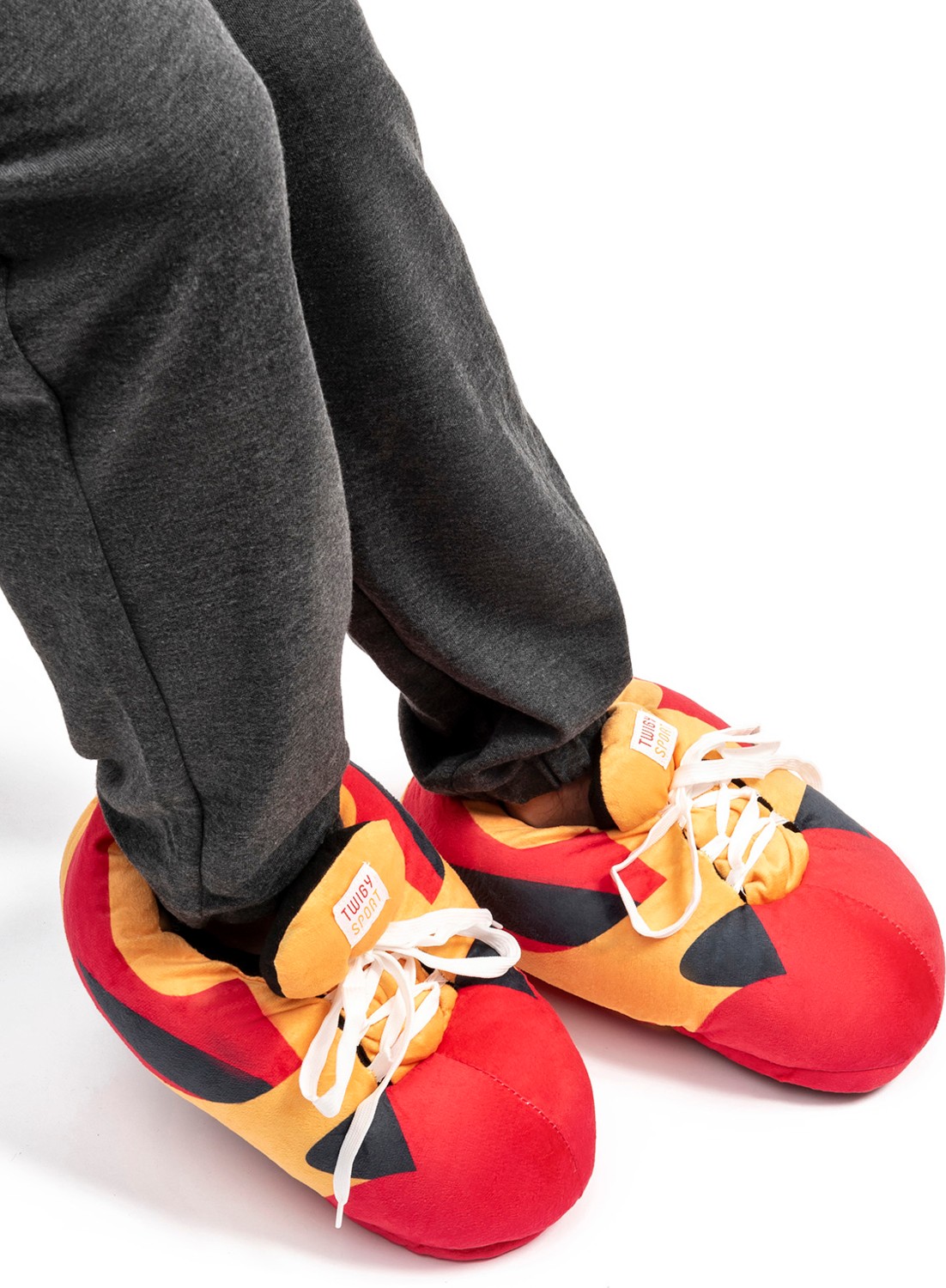 Twigy Sorty Unisex Hayvanlı Panduf Kırmızı 37/46 görsel 2