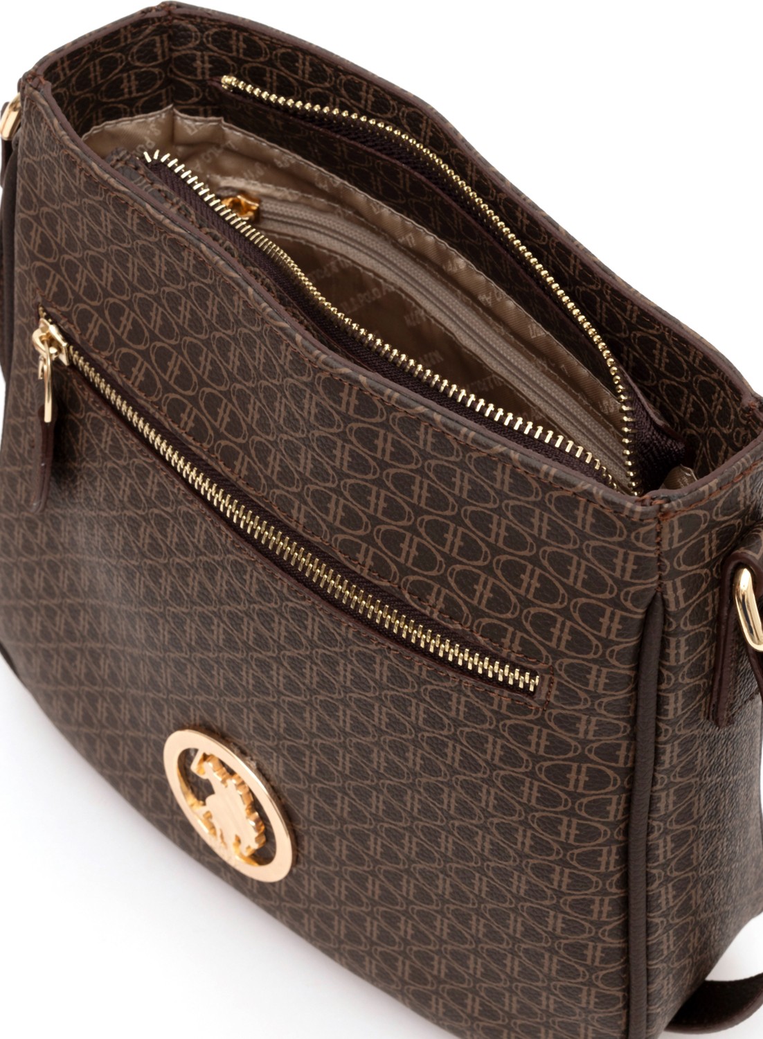 U.S. Polo Assn. Kadın Kahverengi Çapraz Çanta 50293698-VR029 görsel 7