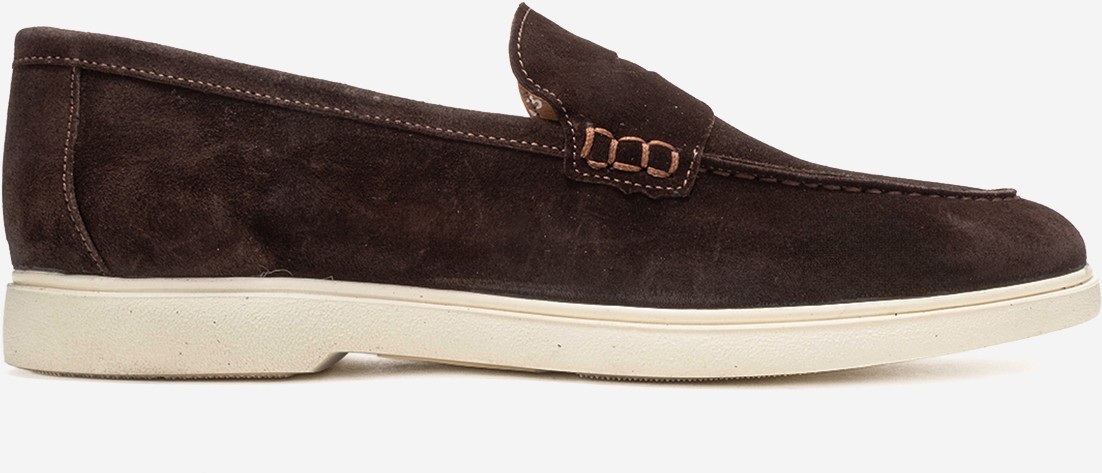 Marcomen Erkek Düz Taban Loafer Gerçek Süet Deri Mc 21289 Lacivert görsel 6