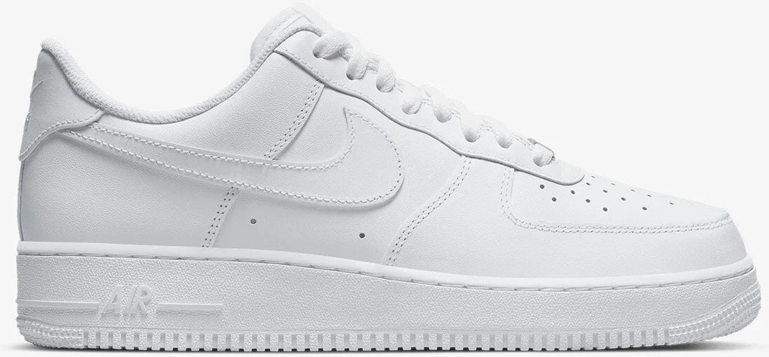 Speed Sneakers Air Force 1 '07 Beyaz Kadın Erkek Günlük Spor Ayakkabı görsel 2