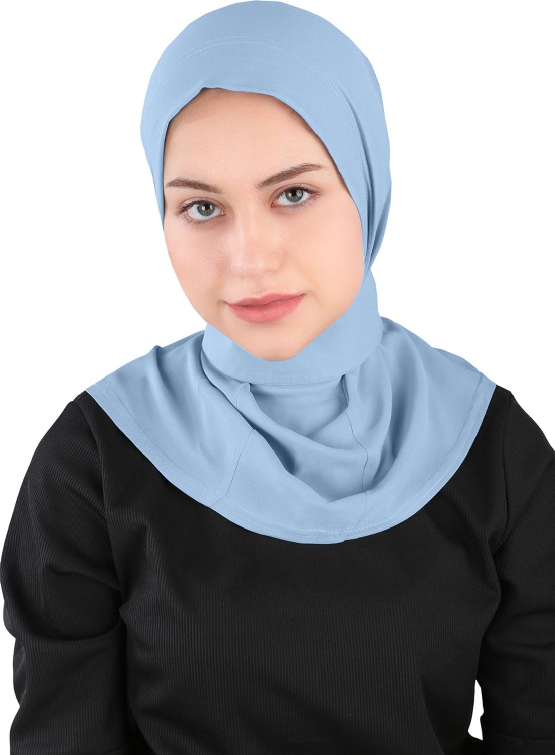 Ecardin Bone Ecardin Krep Fular Şal - St 235 Bebe Mavi