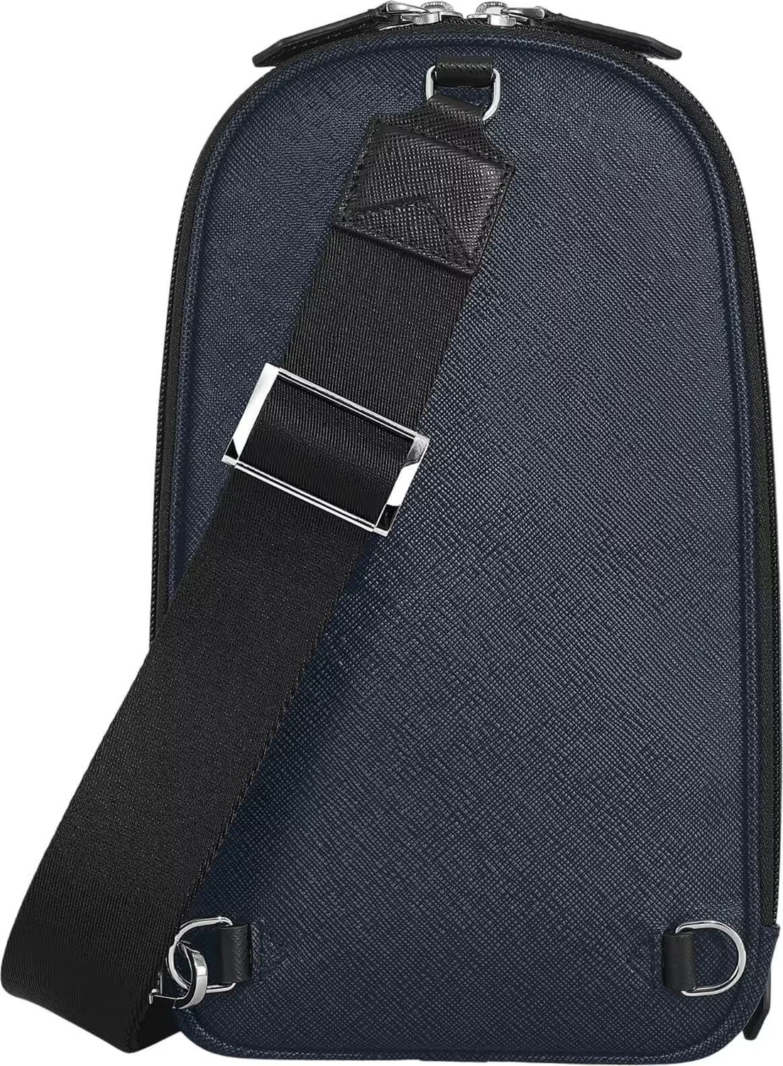 Montblanc Sartorial Tweed Mavisi Omuz Çantası 220356 görsel 2