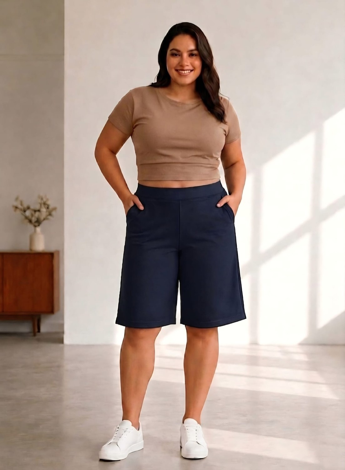 Sngl Kadın Büyük Beden Kapri S M L Xl 2xl 3xl 4xl 5xl 6xl 7xl 8xl 9xl