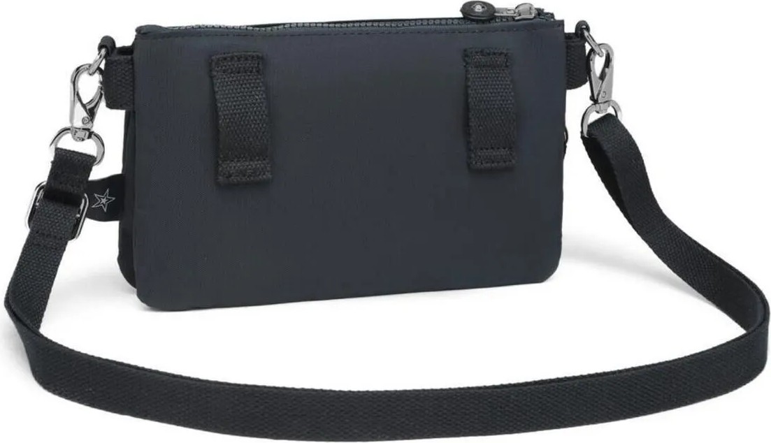Smart Bags Kadın Postacı Çantası Minik Boy Krinkıl Kumaş 1191 Su Geçirmez Siyah görsel 7