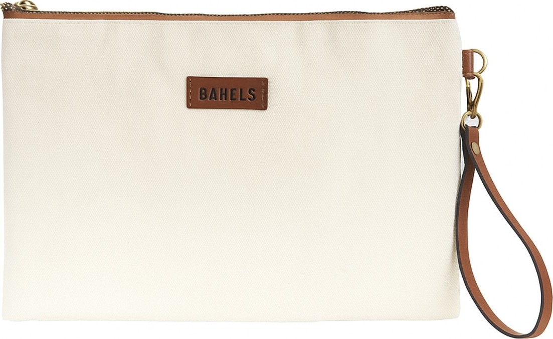 Bahels Kadın Kanvas Clutch Portföy Çanta görsel 6