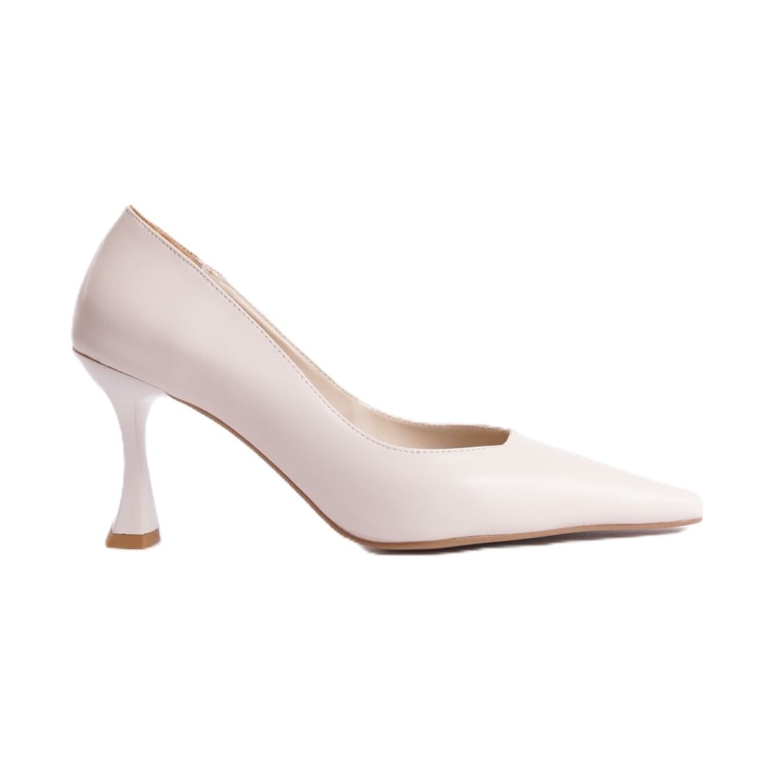 Zerenyus Cordelia Premium Bej Rugan Stiletto 7 cm görsel 2