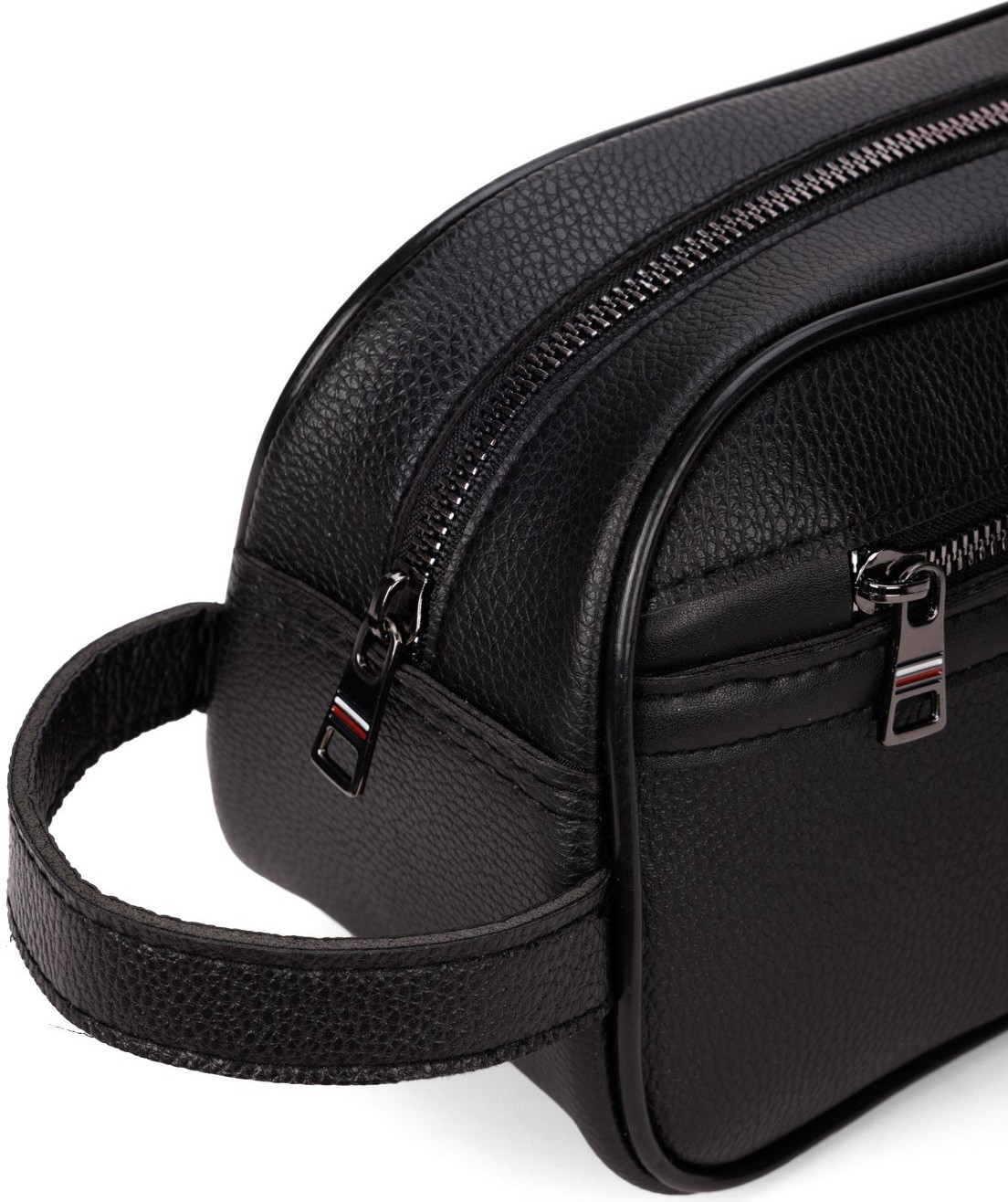Newish Polo Erkek Deri Portföy Clutch Traş Kozmetik Bakım ve Günlük El Çantası Siyah, NEWPOLO366 görsel 3